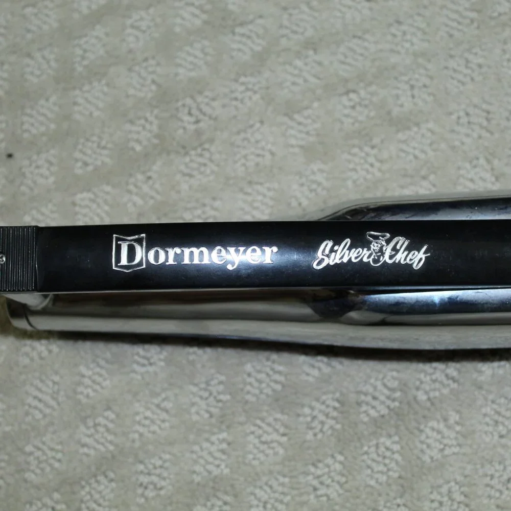 MCM Dormeyer Silver Chef Vintage Silver and Black Electric Carving Knife